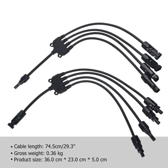 Conector MC4 Y4 Cablu Solar Conector MC4 Y4 Cablu Solar