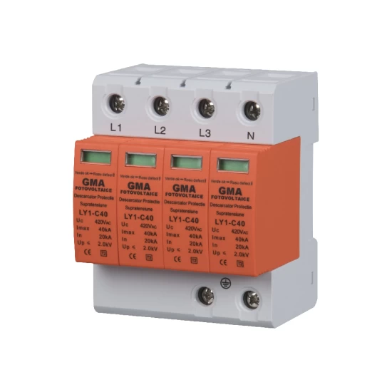 Descarcator Supratensiune Curent Alternativ 4P 420V 20KA-40KA Descarcator Supratensiune Curent Alternativ 4P 420V 20KA-40KA