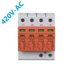 Descarcator Protectie Curent Alternativ 4P 420V 20KA-40KA