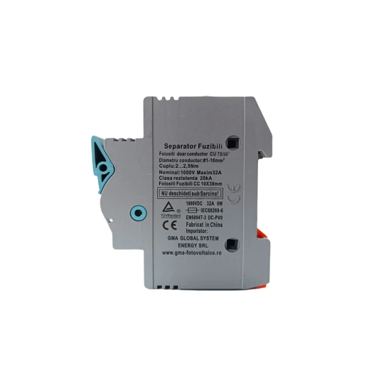 Separator Fuzibil 1P cu Led si Siguranta Fuzibila 15A Protectie Panouri Fotovoltaice Separator Fuzibil 1P cu Led si Siguranta Fuzibila 15A Protectie Panouri Fotovoltaice
